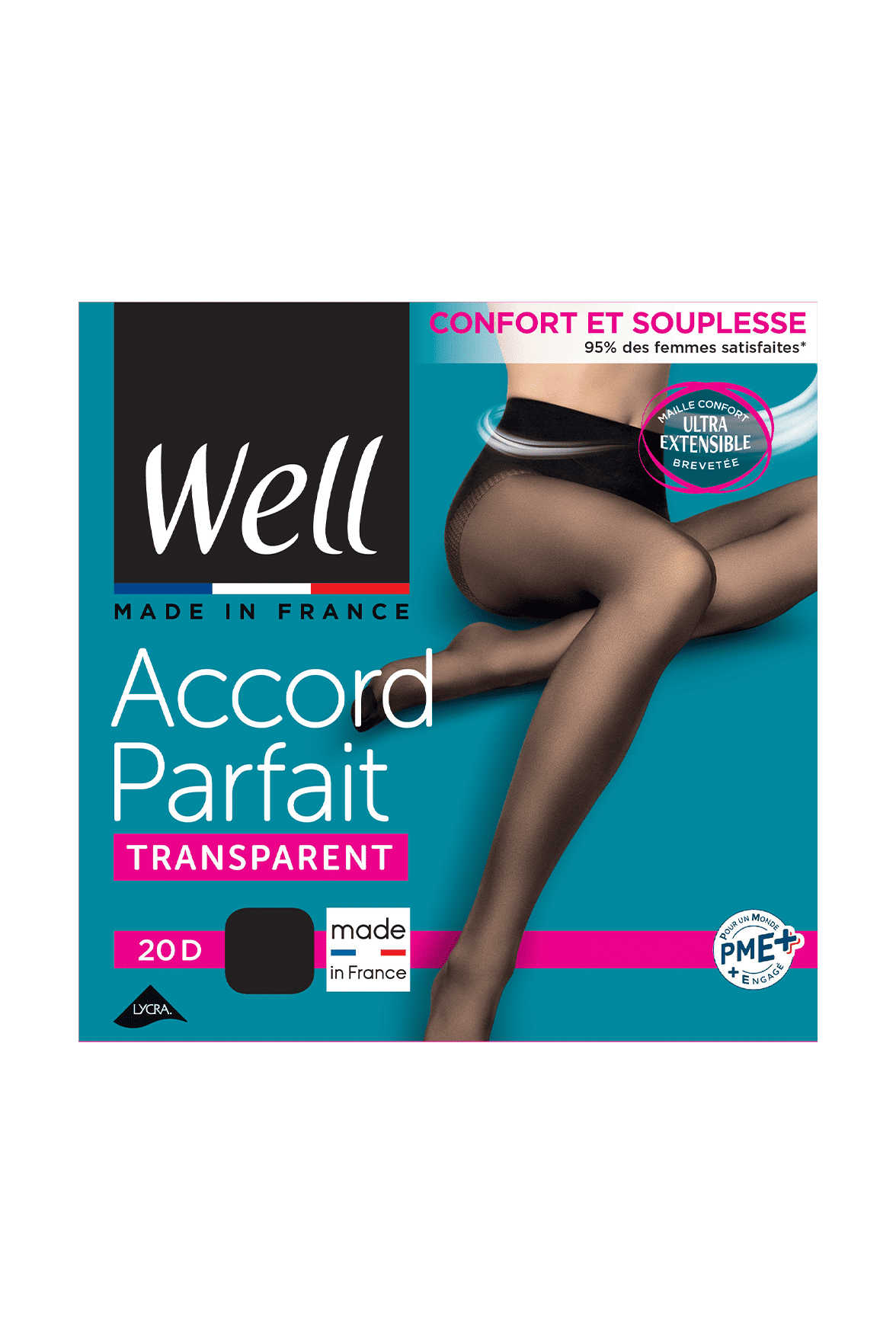 Collant Transparent 20D Accord Parfait - Noir