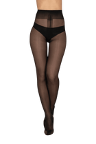 Collant Voile Galbant Semi-Opaque 30D Séduction Body Galbe - Noir