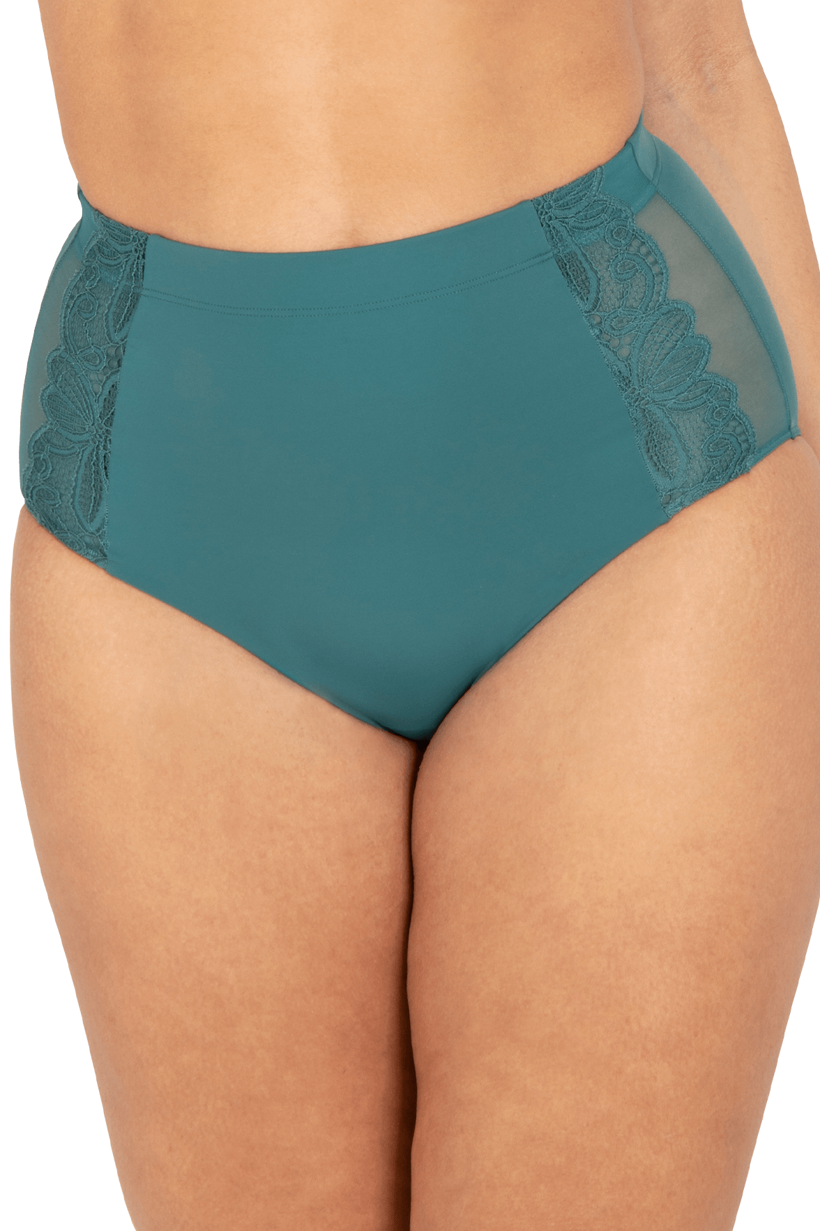 Culotte en dentelle Well Allure L'Original - Vert paon
