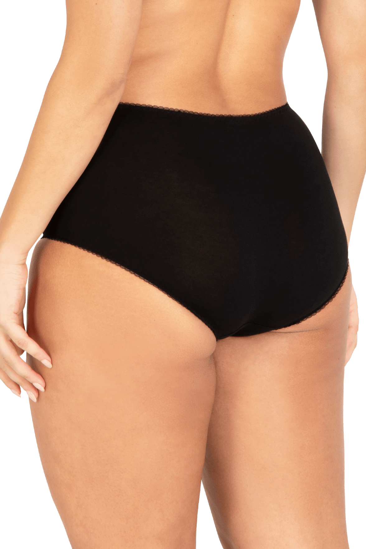 Culotte Maxi Coton Confort - Noir