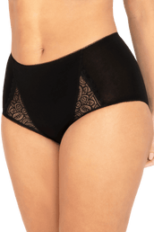 Culotte Maxi Coton Confort - Noir