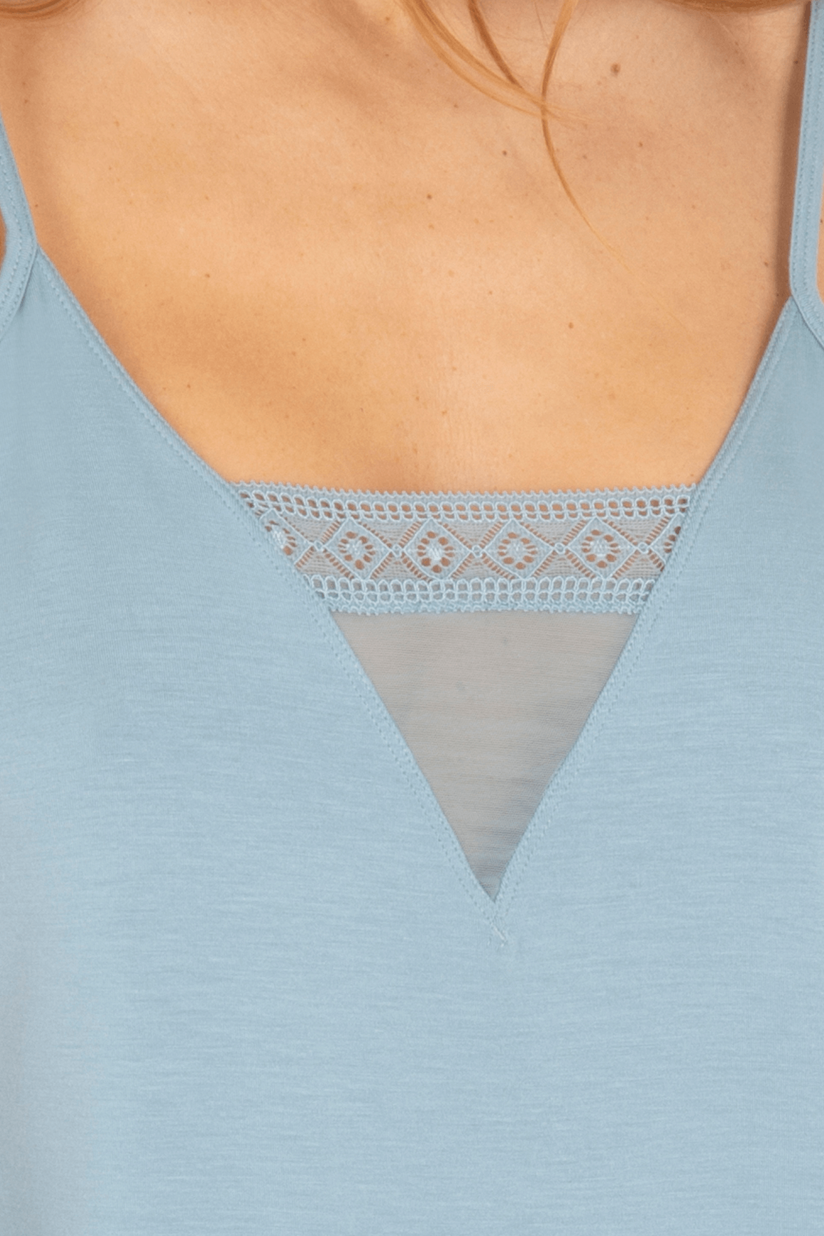 Caraco Minuit - Bleu perle