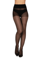 Collant Transparent 20D Well Infini Confort - Noir