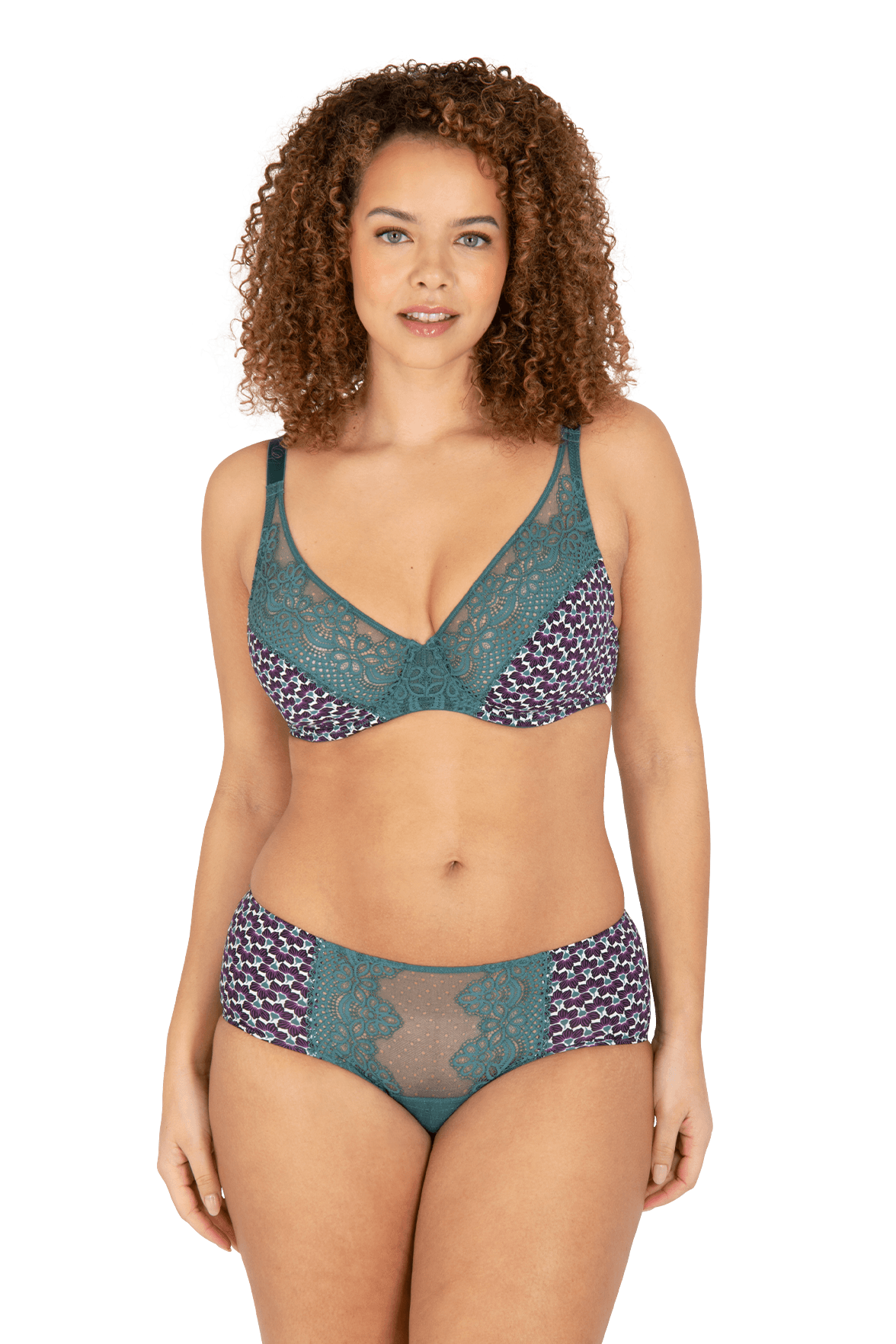 Soutien-gorge foulard à armatures L'irrésistible - Imprimé folk