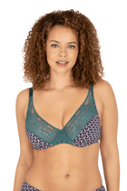 Soutien-gorge foulard à armatures L'irrésistible - Imprimé folk