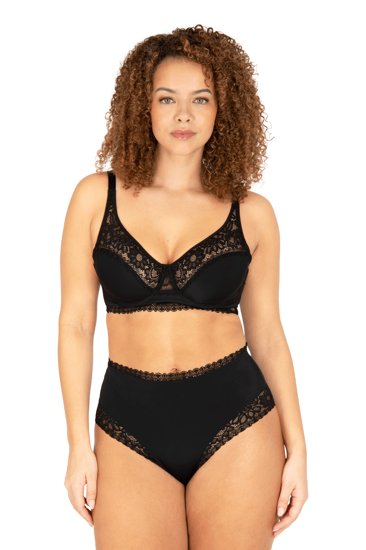 Soutien-gorge à armatures dentelle Well Allure L'Elégante - Noir