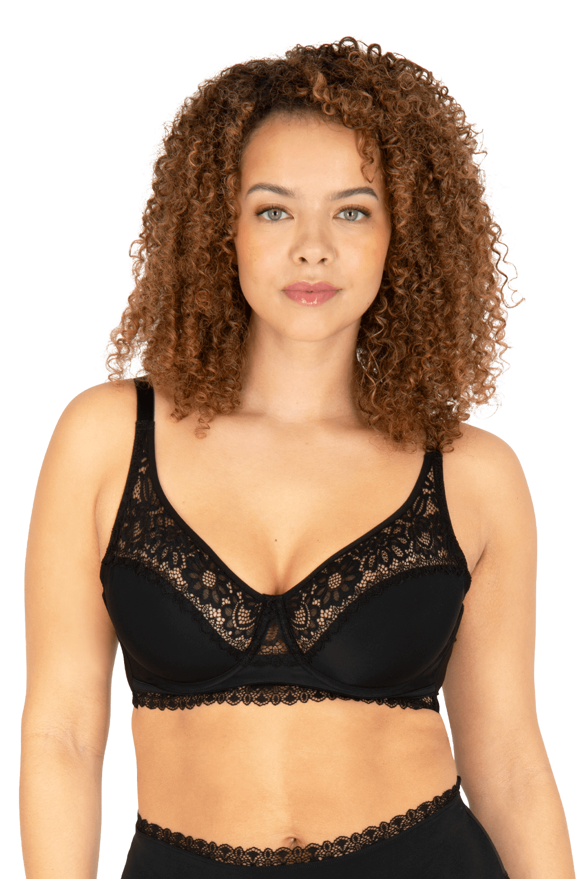 Soutien-gorge à armatures dentelle Well Allure L'Elégante - Noir