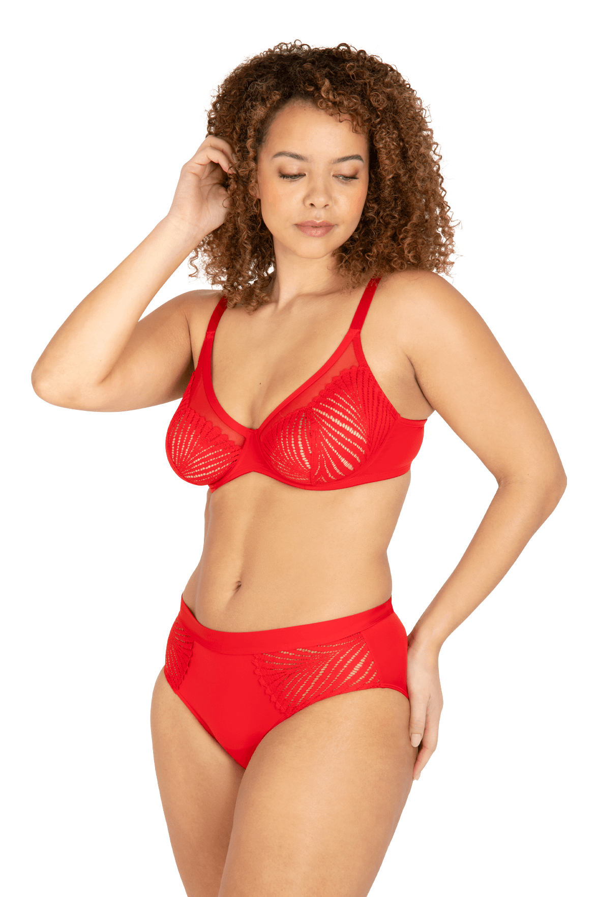 Soutien-gorge à armatures Muse - Rouge ardent