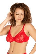 Soutien-gorge à armatures Muse - Rouge ardent