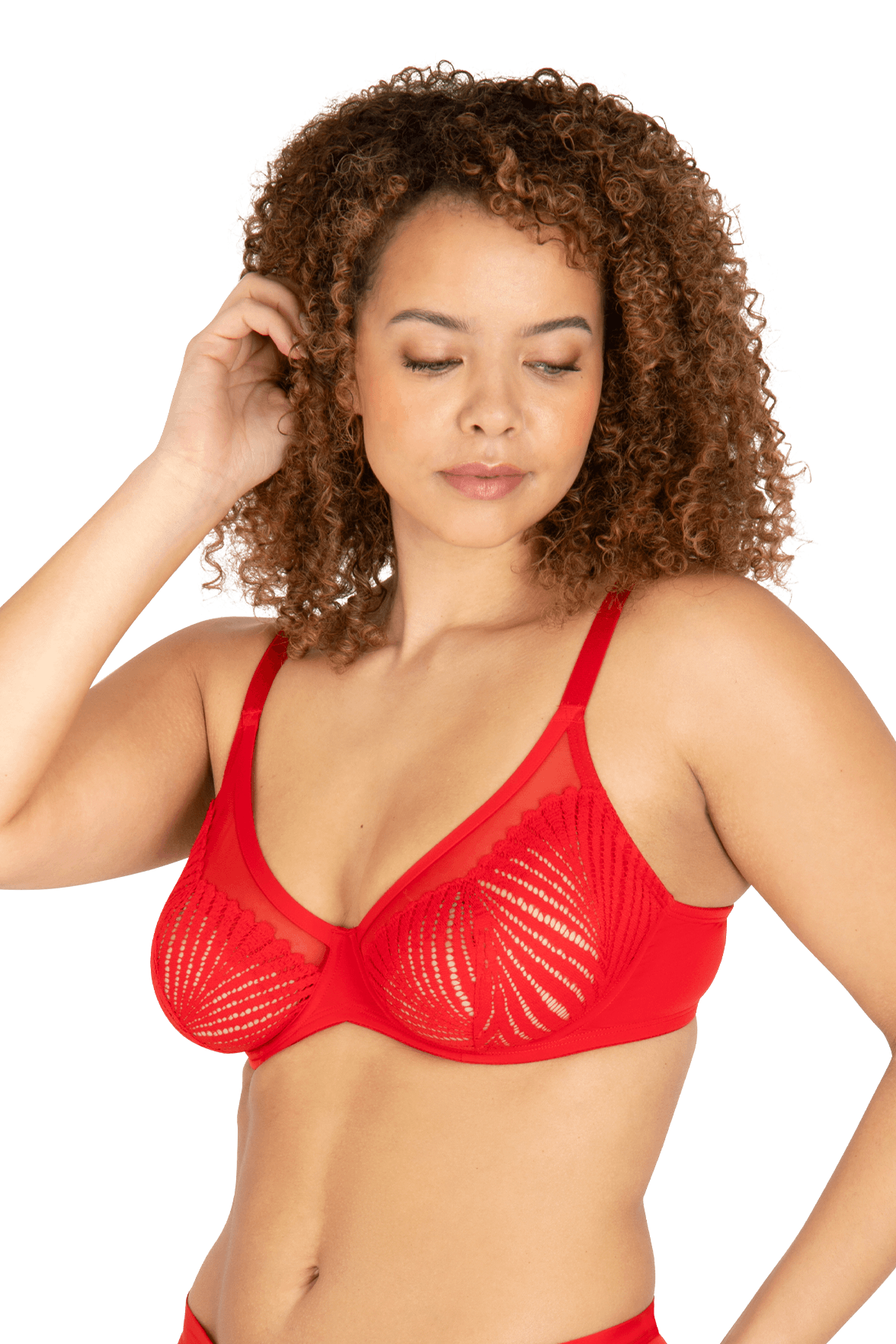 Soutien-gorge à armatures Muse - Rouge ardent