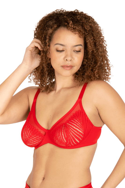 Soutien-gorge à armatures Muse - Rouge ardent