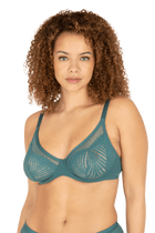 Soutien-gorge à armatures Muse - Vert paon