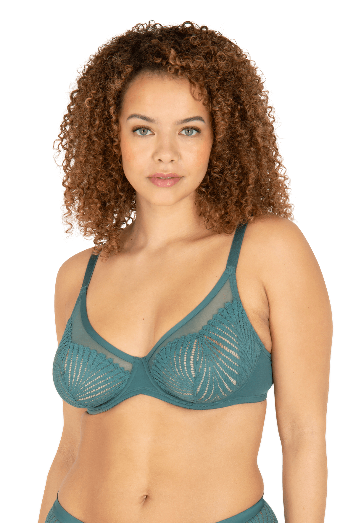 Soutien-gorge à armatures Muse - Vert paon