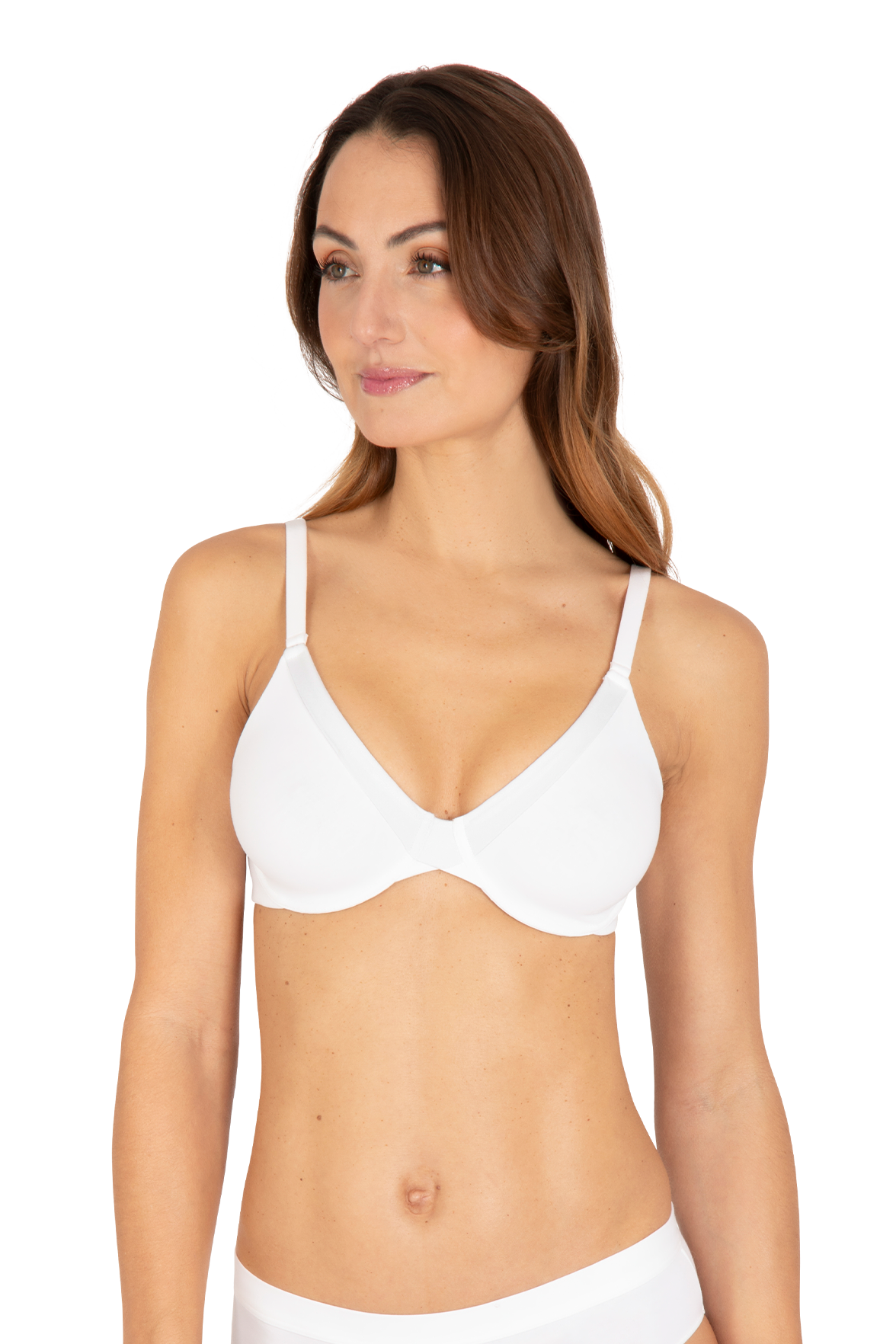 Soutien-gorge à armatures Tulle Design Coton - Blanc naturel