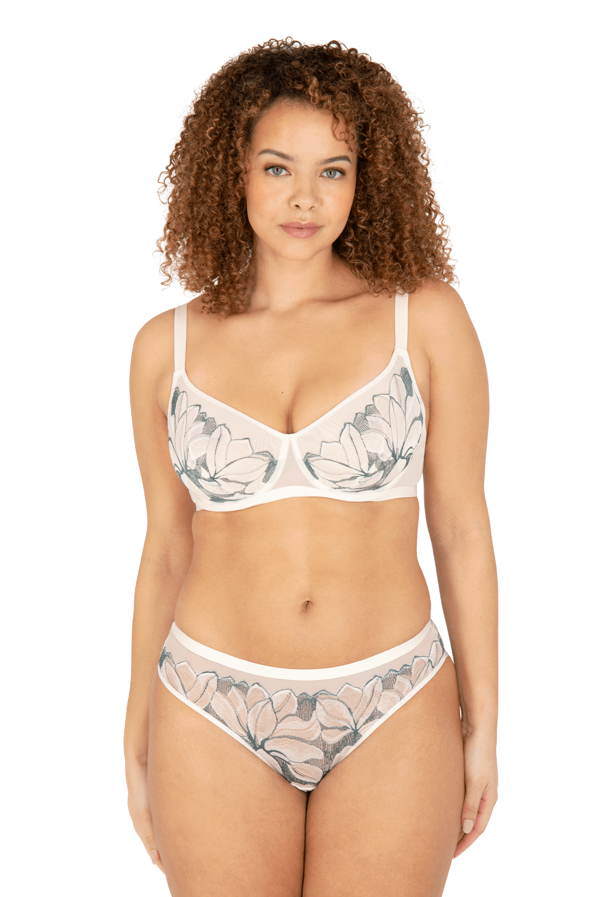 Slip Brésilien Nymphéas - Soie