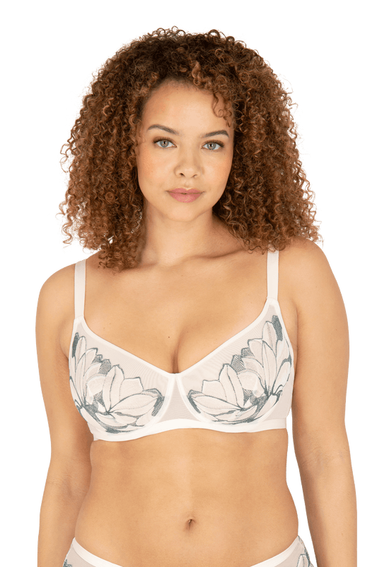 Soutien-gorge à armatures Nymphéas - Soie