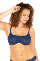 Soutien-gorge corbeille à armatures Soleil d'été - Nuit étoilée