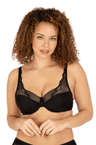 Soutien-gorge à coques Idylle - Noir