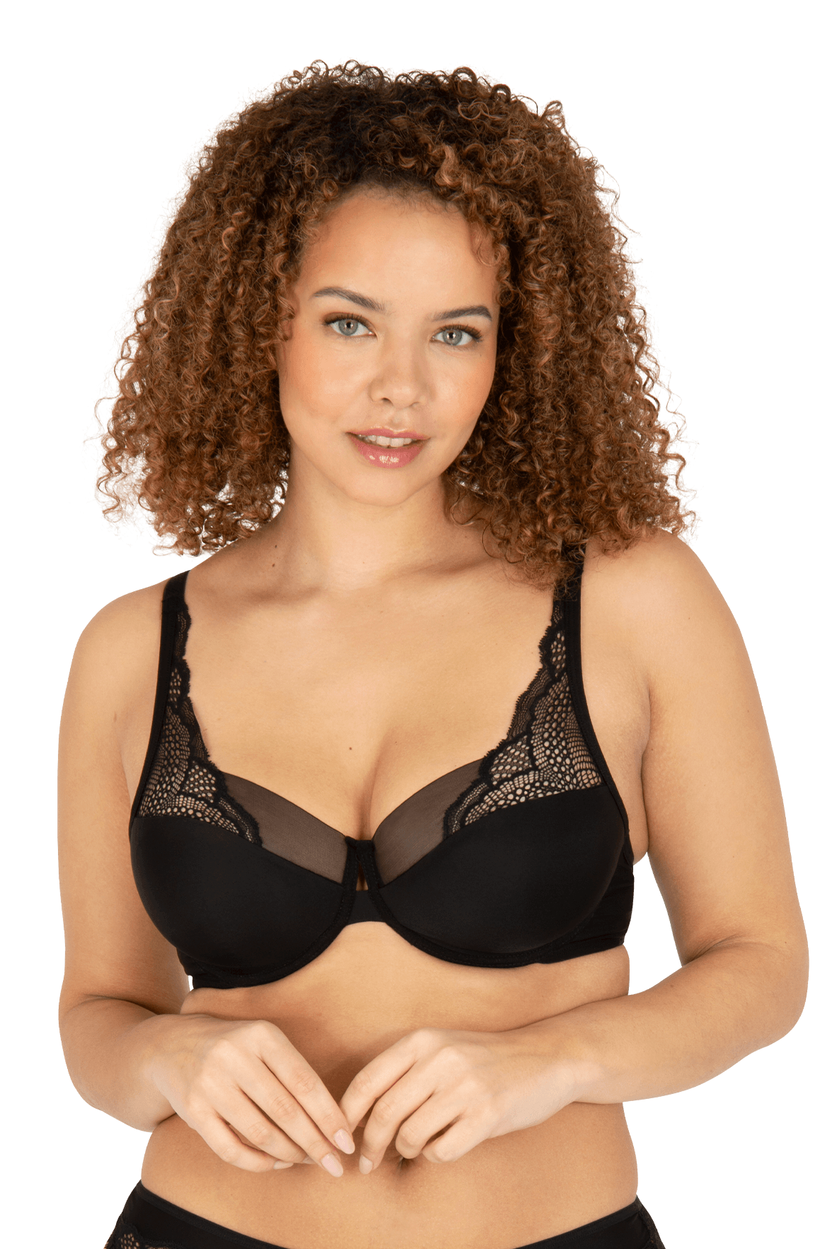 Soutien-gorge à coques Idylle - Noir