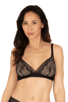Soutien-gorge sans armatures Idylle - Noir