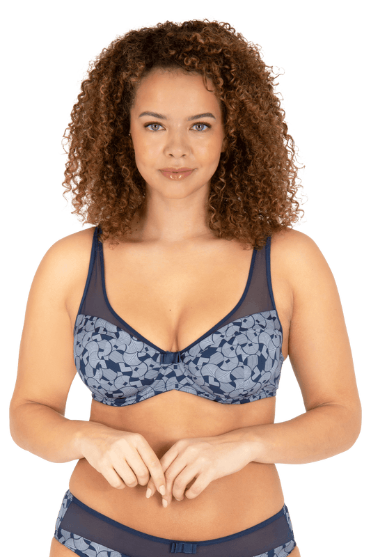 Soutien-gorge à armatures Tulle Design - Art déco