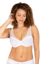Soutien-gorge à armatures Tulle Design - Blanc