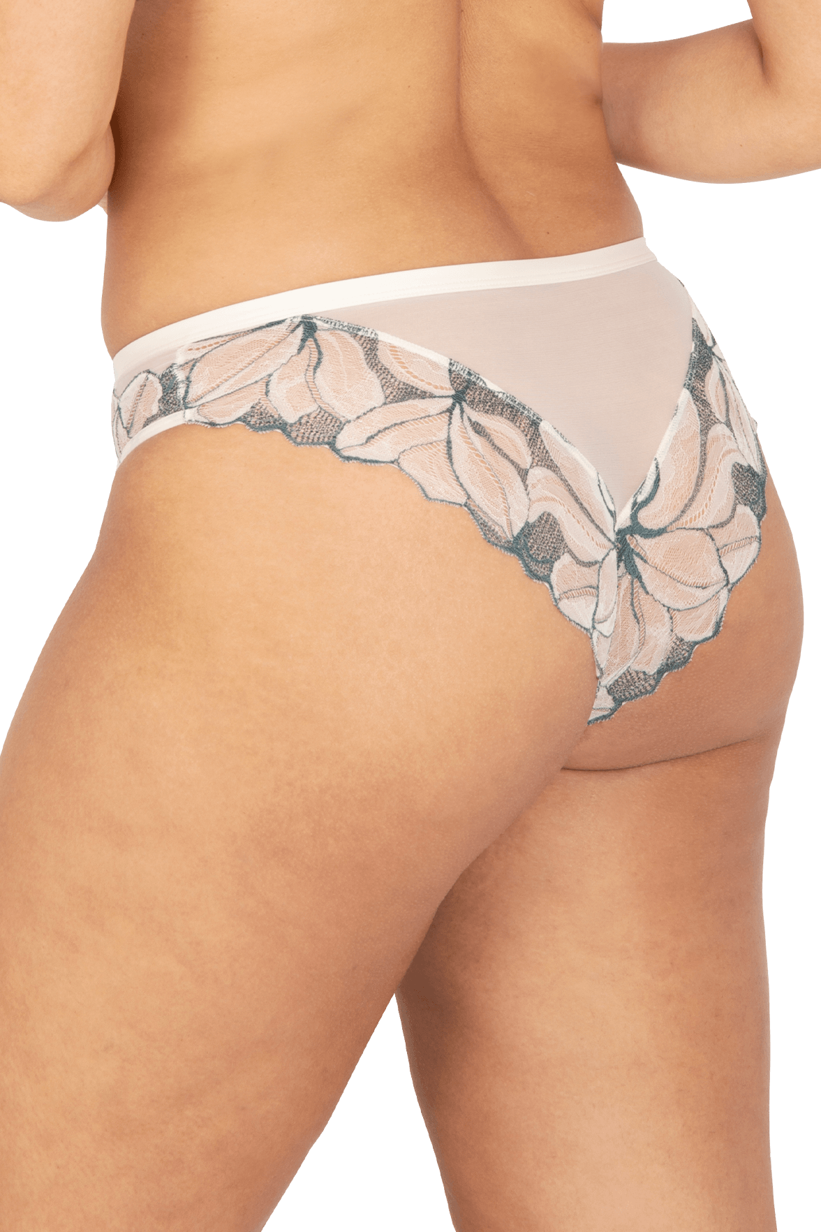 Slip Brésilien Nymphéas - Soie