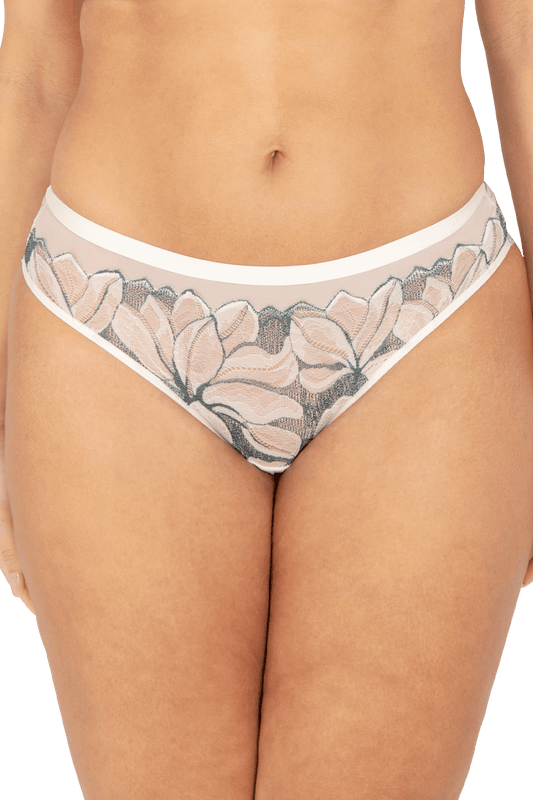 Slip Brésilien Nymphéas - Soie