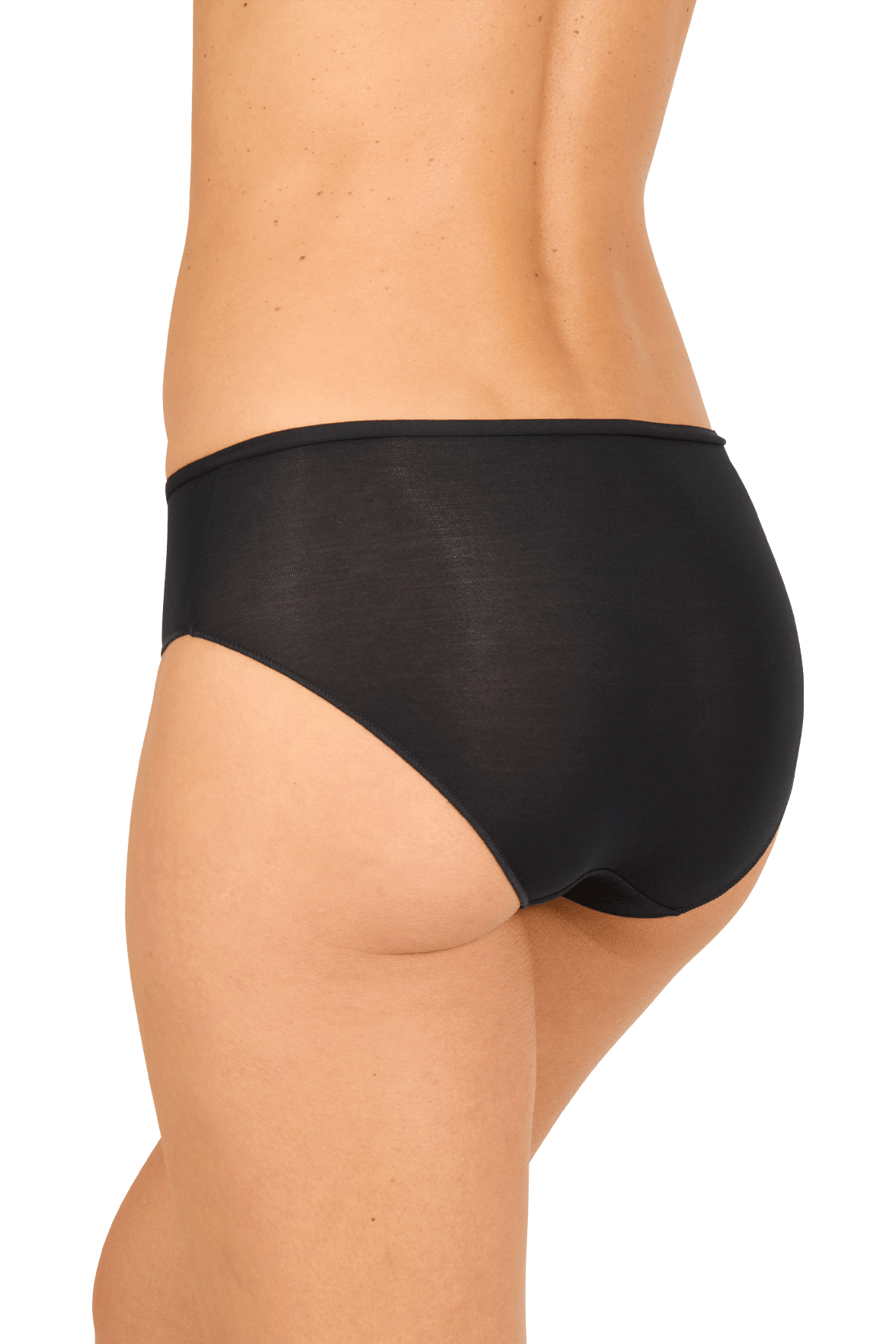 Lot de 3 Slips - Trio Modal - Vert paon / noir / soie
