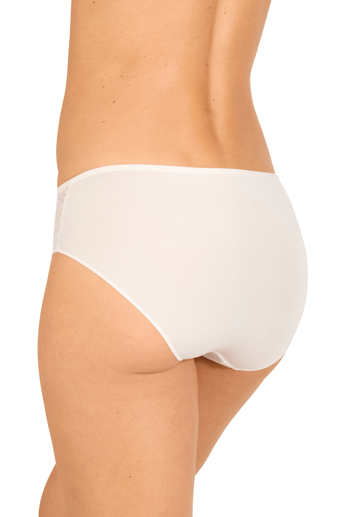 Lot de 3 Slips - Trio Modal - Vert paon / noir / soie