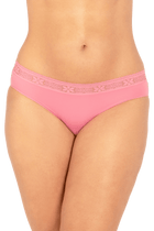 Lot de 2 Slips - Duo Florentin - Rose bonbon / blanc