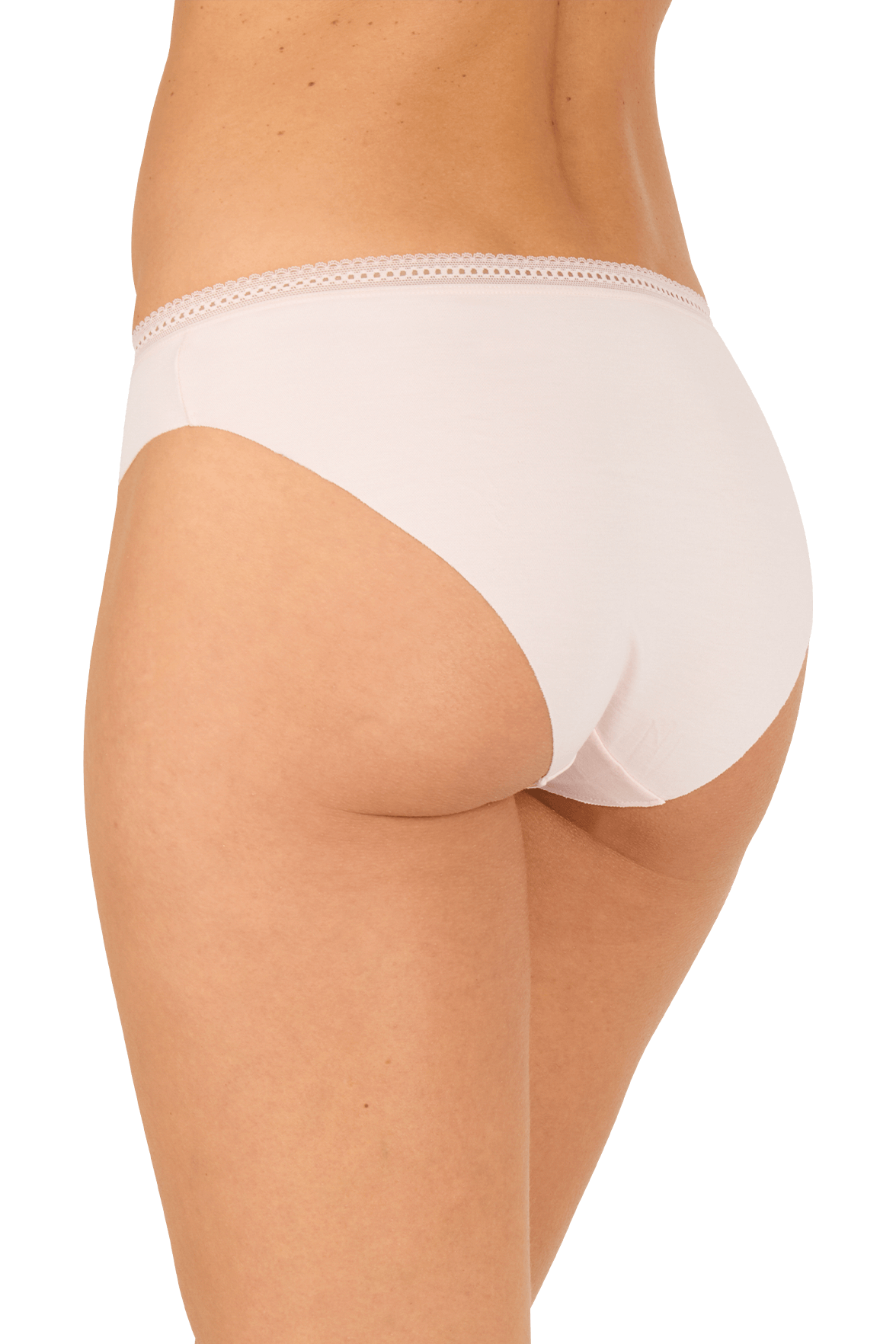 Lot de 3 Slips - Trio Invisible Modal - Rouge ardent / poudre / noir