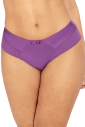 Slip Brésilien Tulle Design - Violet