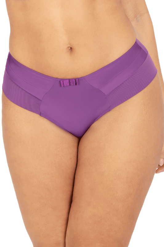 Slip Brésilien Tulle Design - Violet