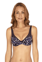 Soutien-gorge à armatures Tulle Design - Songe bleu