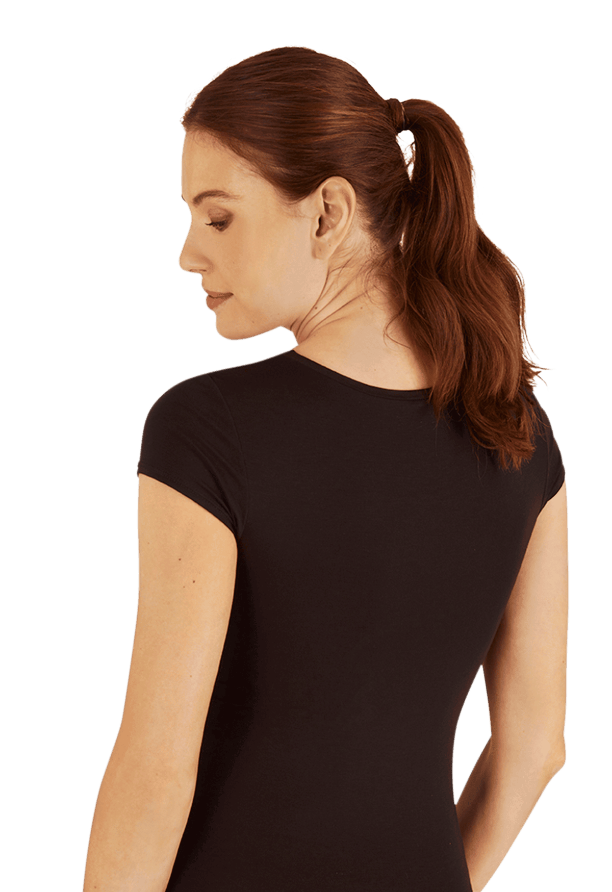 Top Manches Courtes Allure d'Hiver - Noir