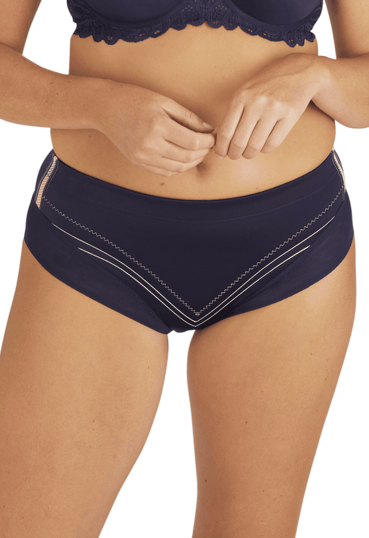 Culotte Body Galbe Elégance - Bleu nuit / poudre
