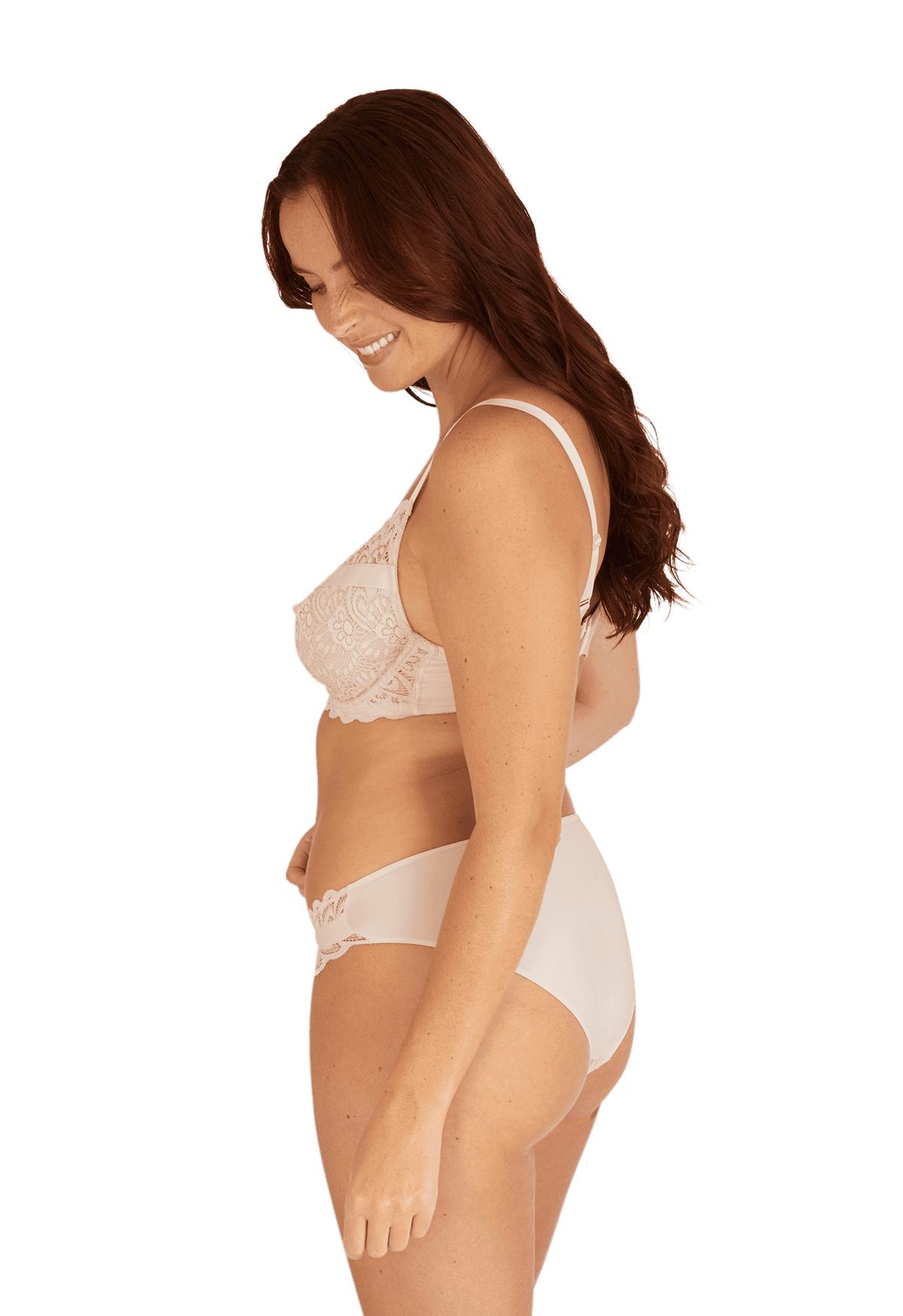 Slip Dentelle Audacieuse - Poudre