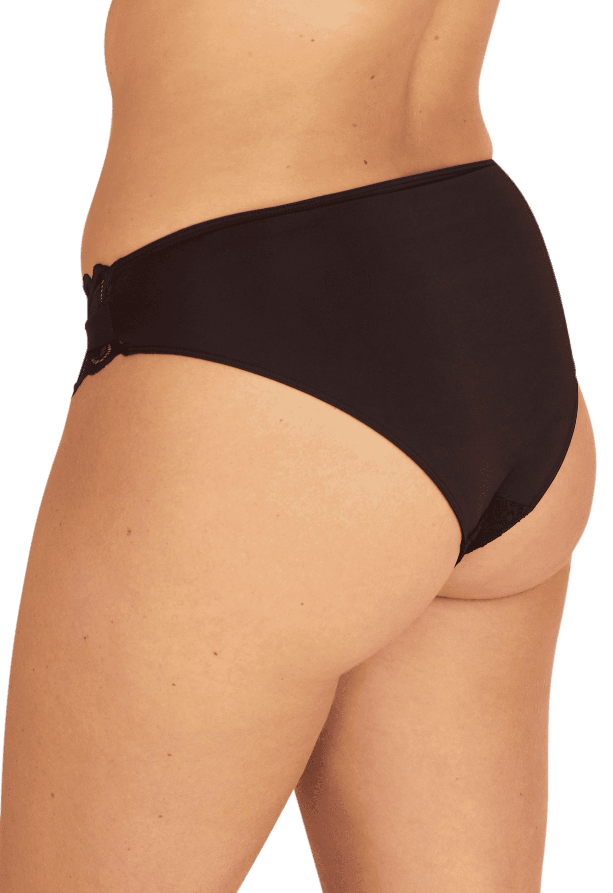 Slip Dentelle Audacieuse - Noir