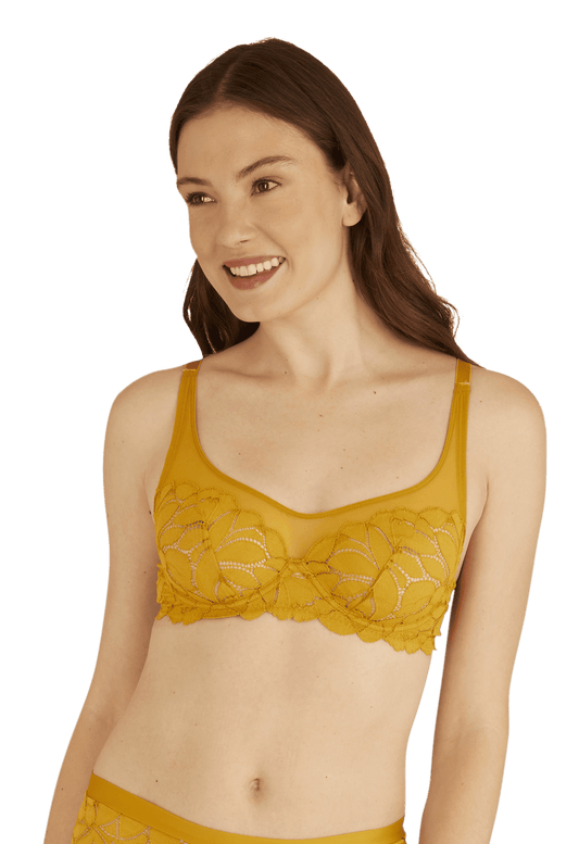 Soutien-gorge à armatures Dentelle Prodigieuse - Ocre