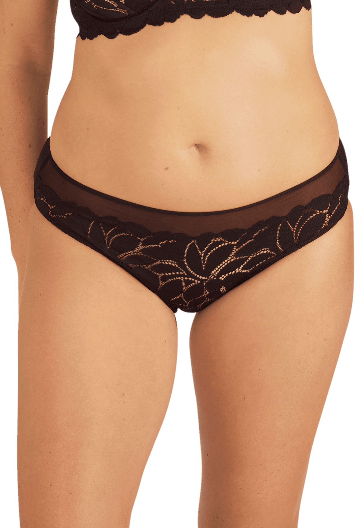 Slip Dentelle Prodigieuse - Noir