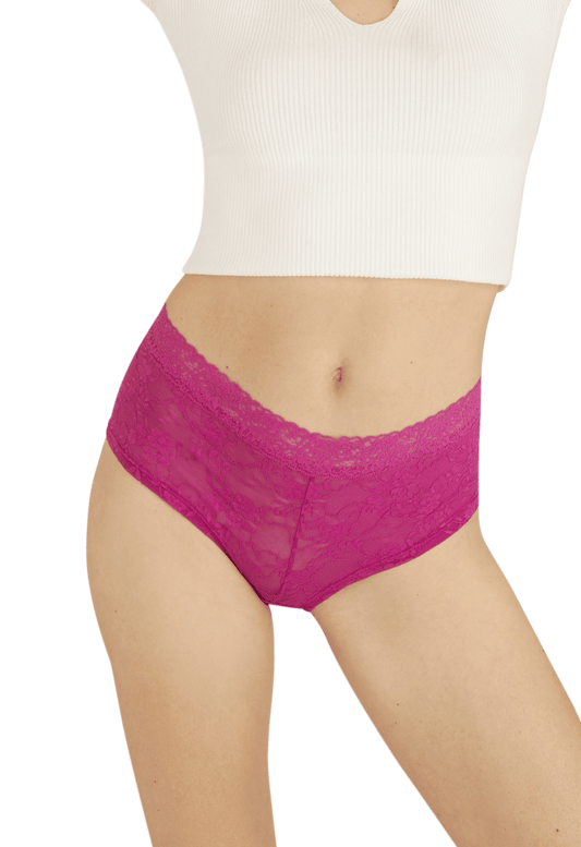 Duo Pop Lot de 2 Shortys - Fuchsia / blanc