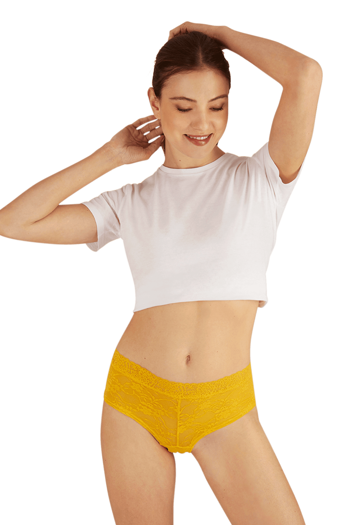 Duo Pop Lot de 2 Shortys - Noir / jaune d'or