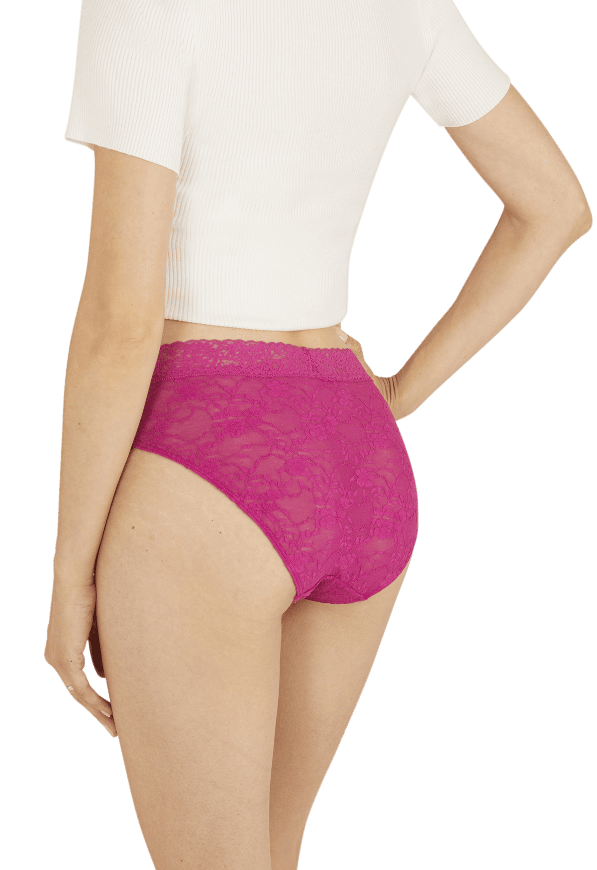 Duo Pop Lot de 2 Slips - Fuchsia / blanc