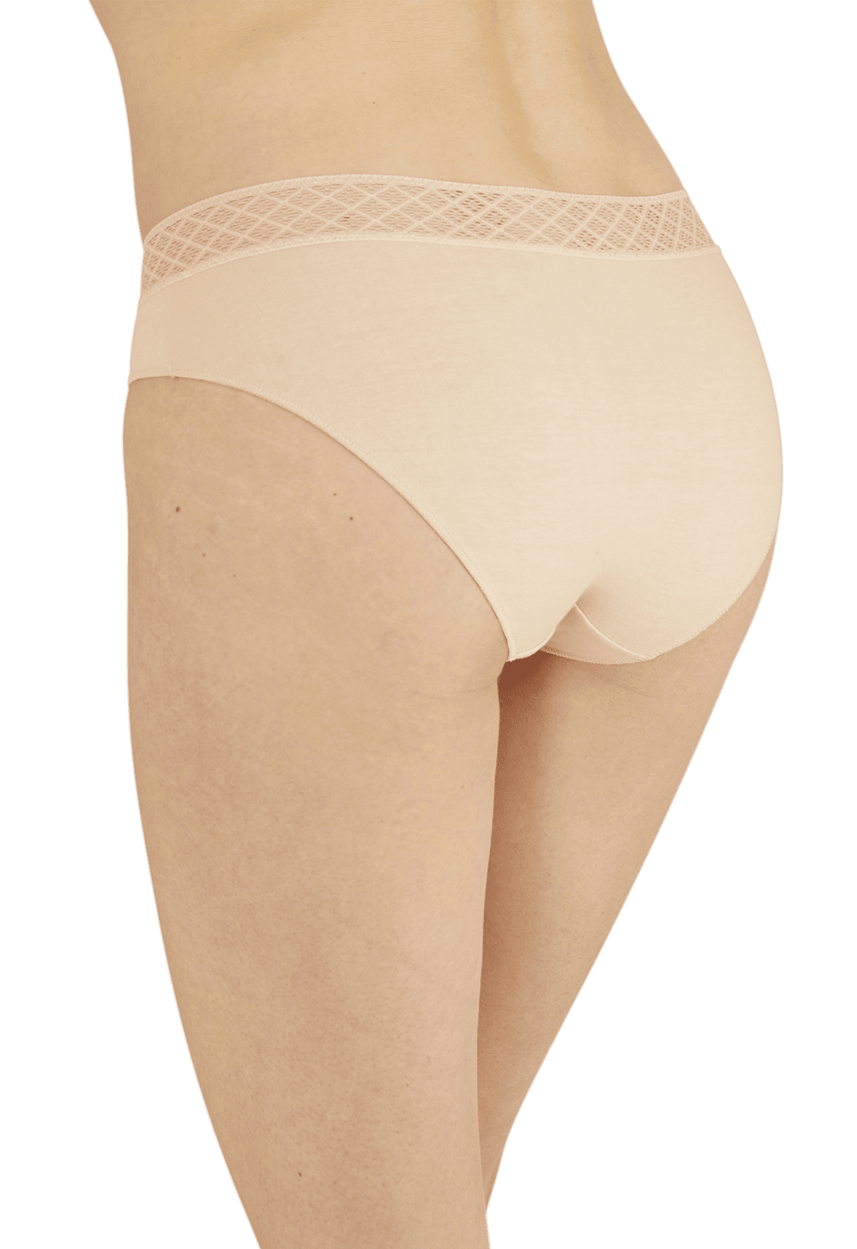 Lot de 3 Slips - Trio Douceur Graphique - Nude / noir / blanc