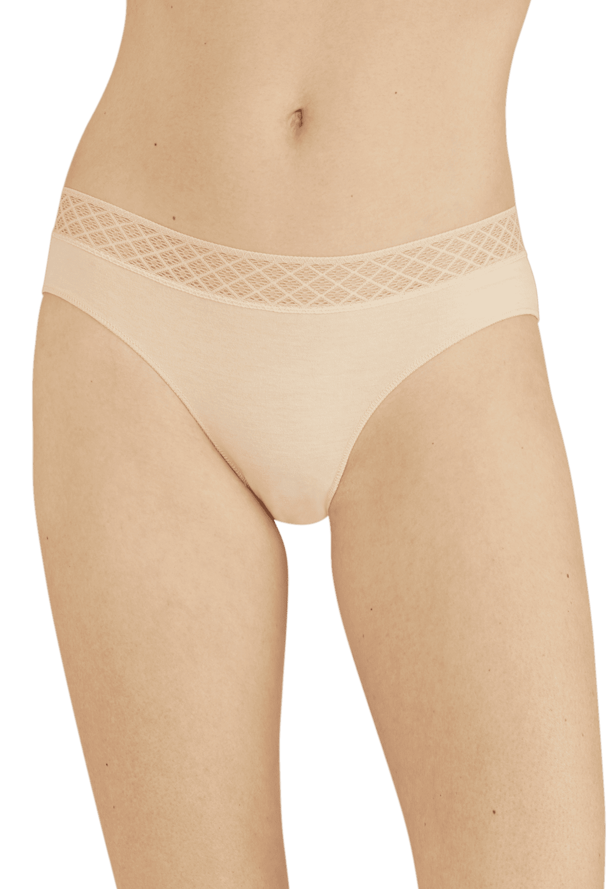 Lot de 3 Slips - Trio Douceur Graphique - Nude / noir / blanc