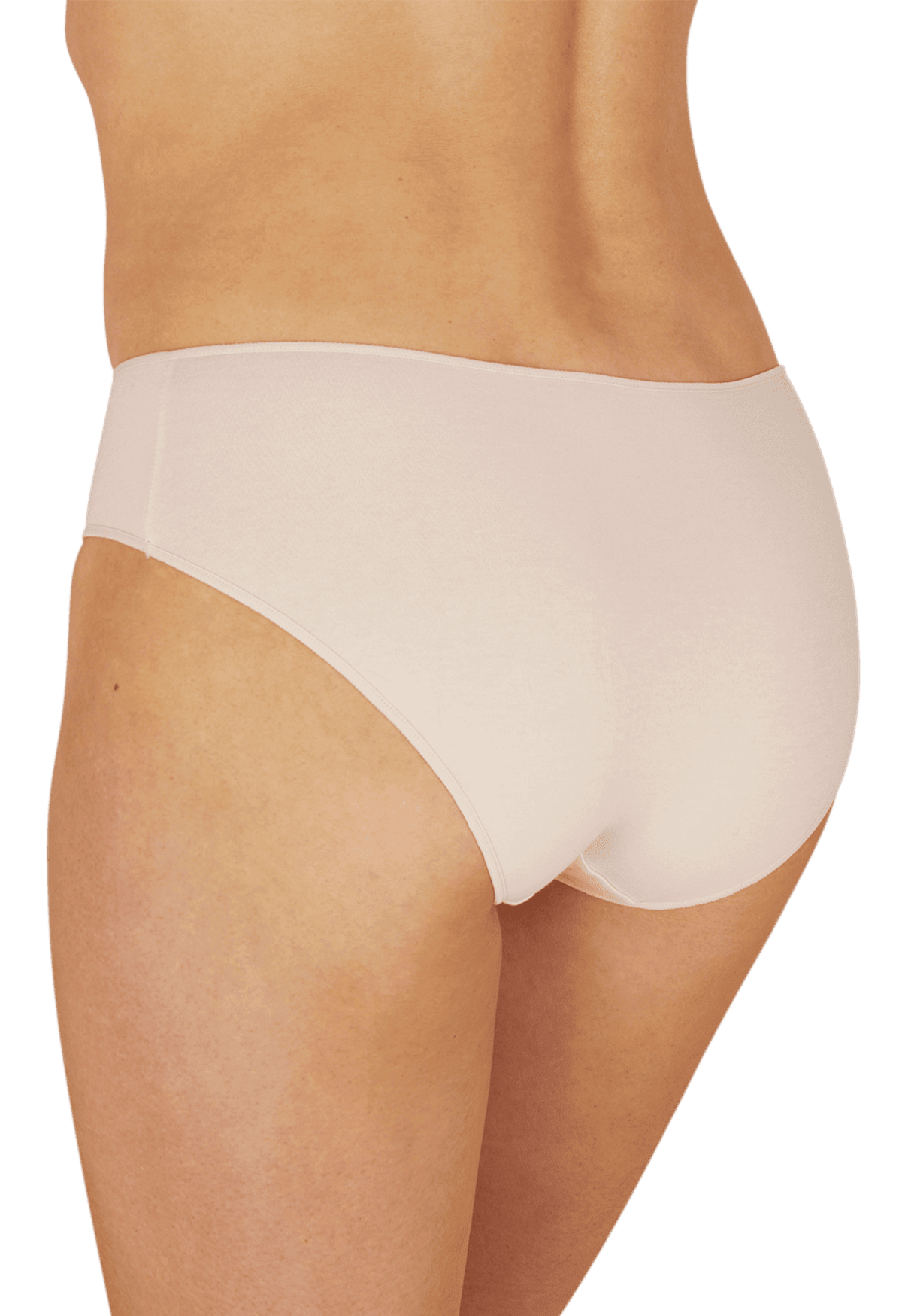 Lot de 3 slips en coton bio Intimement Bio - Blanc / noir / nude