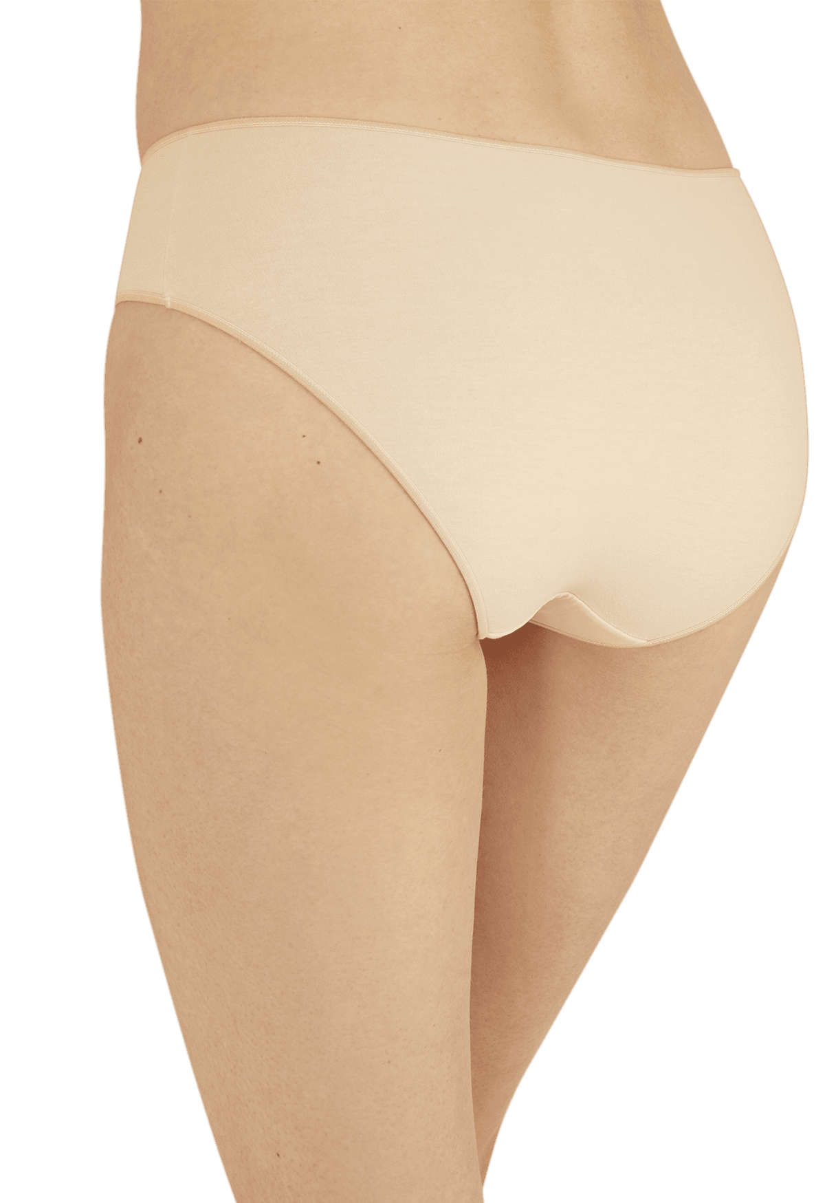 Lot de 3 slips en coton bio Intimement Bio - Graphique / noir / nude