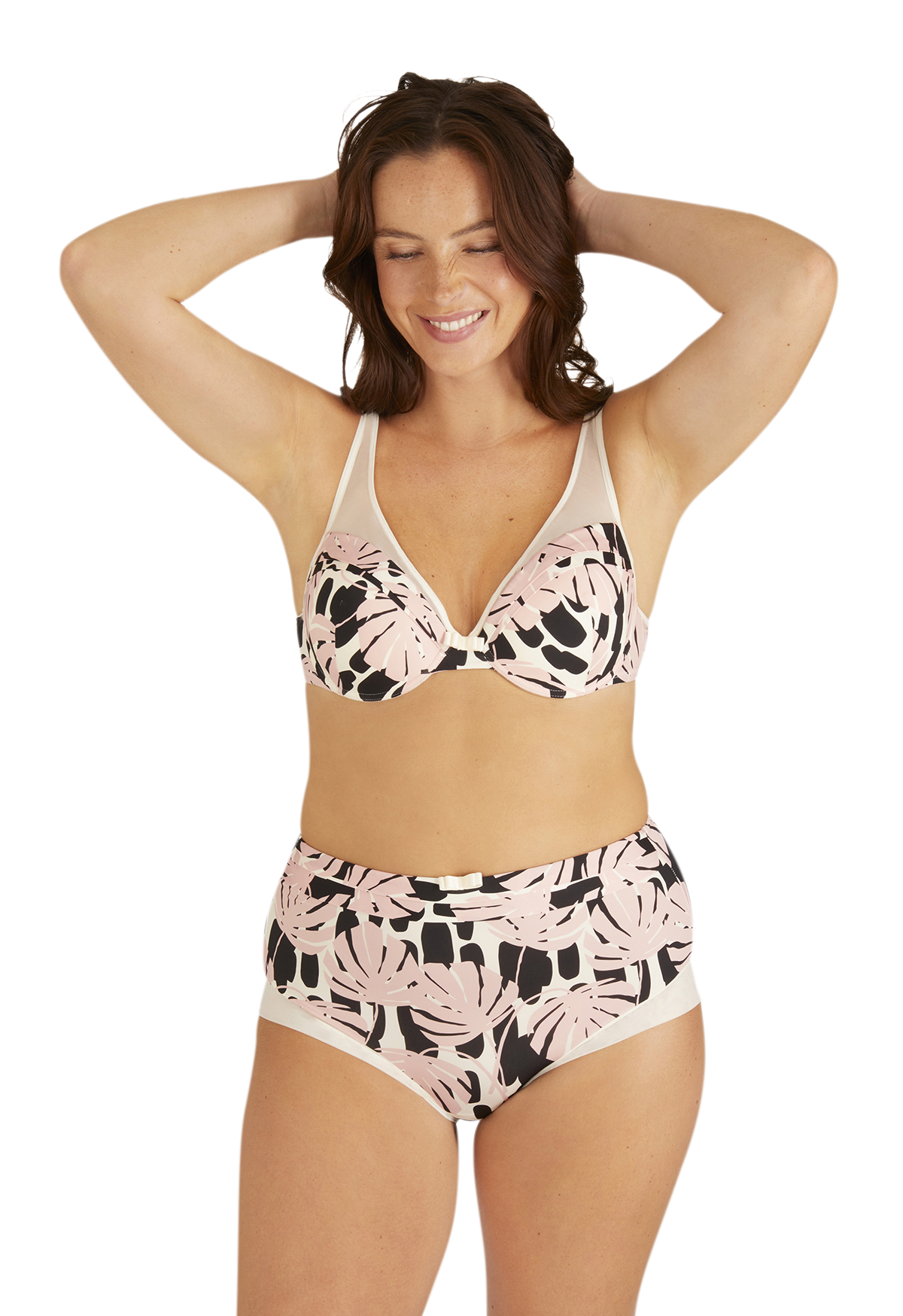 Shorty taille haute Tulle Design - Tropical