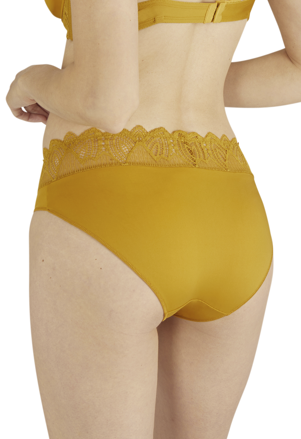 Slip Vertige Drapé - Ocre